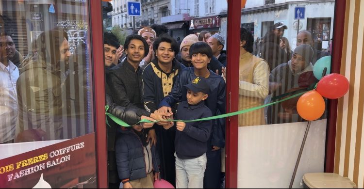 প্যারিসের মাক্সধমীতে তিন ভাই ফ্যাশন সেলুনের উদ্বোধন