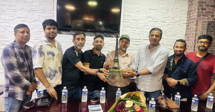 বৃটেনবাসি লেখক-গবেষক ও সাংবাদিক শাহেদ রাহমানের সাথে প্যারিস বাংলা প্রেসক্লাবের মতবিনিময়
